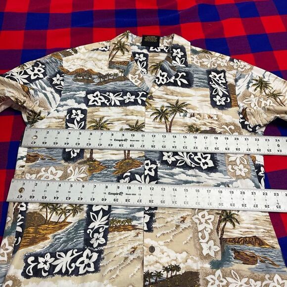 Royal Creations Vintage Hawaiian Button Up Shirt Size Large - Picture 3 of 5